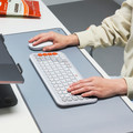 Logitech Pop Icon Combo Set Clavier et Souris Blanc AZERTY produit à l'usage