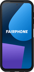 Just in Case Fairphone 5 Soft TPU Case Zwart achterkant