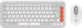 Logitech Pop Icon Combo toetsenbord en muis set Wit bovenkant