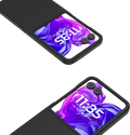 Just in Case Motorola Razr 50 Ultra Hard Case Zwart voorkant