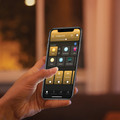 Philips Hue Pillar Mounted Spot Light White Ambiance - Black - 2-spot + Dimmer product in use