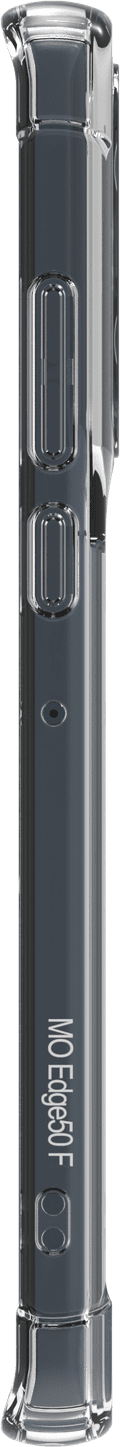 BlueBuilt Protective Back Cover Motorola Edge 50 Fusion Transparant linkerkant