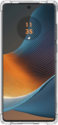 BlueBuilt Protective Back Cover Motorola Edge 50 Fusion Transparant voorkant