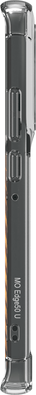 BlueBuilt Protective Back Cover Motorola Edge 50 Ultra Transparant linkerkant