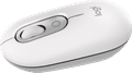 Logitech POP Wireless Mouse White left side