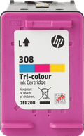 HP 308 Cartridges 3 Kleuren Pack bovenkant