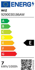 WiZ Edison Filament - Warm tot Koelwit Licht - E27 - Transparant energielabel