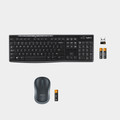 Logitech MK270 Draadloos Toetsenbord en Muis QWERTY 5-Pack bovenkant