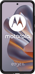Just in Case Soft Design Motorola Edge 50 Neo Back Cover Zwart voorkant