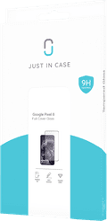 Just In Case Tempered Glass Google Pixel 8 Screenprotector verpakking