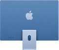 Apple iMac 24 inch M4 (10 core CPU/10 core GPU) 24GB/512GB Blauw QWERTY achterkant