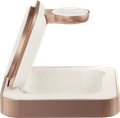 Zens 2-in-1 Kabelloses MagSafe Ladegerät Pro 2 7,5 W Weiß rechte seite
