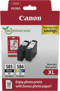 Canon PG-585XL + CL-586XL Combo Pack + Fotopapier Main Image