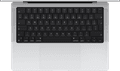 Apple MacBook Pro 14 inches M4 Pro (14 Core CPU/20 Core GPU) with Nano Display 24GB/1TB Silver AZERTY top