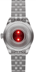 Withings ScanWatch Nova Brilliant Titanium Zilver 39mm achterkant