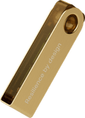 Ledger Nano S Plus Gold rechterkant