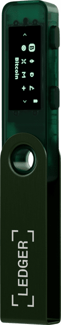 Ledger Nano S Plus Emerald Green rechterkant