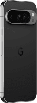 Google Pixel 9 Pro 128GB Zwart 5G + Just in Case Soft Design Back Cover Zwart linkerkant