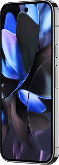 Google Pixel 9 Pro 128GB Zwart 5G + Just in Case Soft Design Back Cover Zwart voorkant