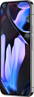 Google Pixel 9 Pro XL 128GB Zwart 5G + BlueBuilt Back Cover Zwart linkerkant