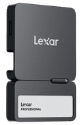 Lexar Go Portable SSD SL400 2TB + Hub linkerkant