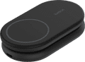 Belkin Boost Charge MagSafe und Qi2 2-in-1 Kabelloses Ladegerät 15 W mit Ständer Schwarz oberseite