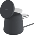 Belkin Boost Charge Pro MagSafe 2-in-1 Wireless Charger 15W with Stand Black front