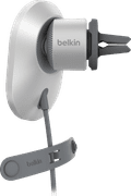 Belkin Handyhalterung Auto Lüftungsschlitze mit MagSafe und Qi2 Laden Silber rechte seite