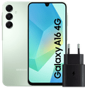 Samsung Galaxy A16 128GB Groen 4G + Samsung Oplader 25W Zwart Main Image