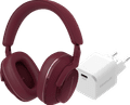 Bowers & Wilkins Px7 S2e Red + BlueBuilt Power Delivery Charger with USB-C Port 20W White Main Image