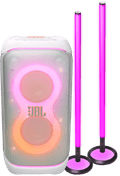 JBL Partybox 320 Wit + 2x JBL Partylight Stick Main Image