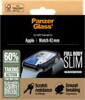 PanzerGlass Full Body Apple Watch 42mm Screenprotector Zwart verpakking