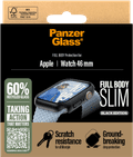 PanzerGlass Full Body Apple Watch 46mm Screenprotector Zwart verpakking