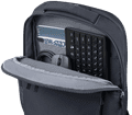 HP Everyday 16 Odyssey Gray Laptop Backpack binnenkant