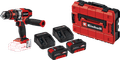 Einhell TE-CD 18/48 Li-i Solo 4.0Ah Battery (2x) E-Case S-F Starter Kit Main Image