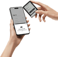Ledger Flex incl. $ 70 Bitcoin Voucher product in use