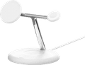 Belkin Boost Charge Pro MagSafe and Qi2 3-in-1 Wireless Charger 15W with Stand White front