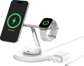 Belkin Boost Charge Pro MagSafe and Qi2 3-in-1 Wireless Charger 15W with Stand White front