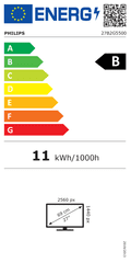 Philips 27B2G5500/00 energy label