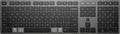 HP 720 Dual-Mode Draadloos Toetsenbord en Muis QWERTY bovenkant