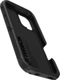 Otterbox Defender Apple iPhone 16 Back Cover Zwart linkerkant