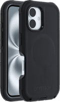 Otterbox Defender Apple iPhone 16 Back Cover Zwart rechterkant