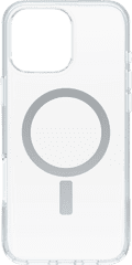 Otterbox Symmetry Apple iPhone 16 Pro Max Back Cover met MagSafe Magneet Transparant voorkant