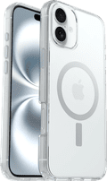 Otterbox Symmetry Apple iPhone 16 Plus Back Cover met MagSafe Magneet Transparant rechterkant