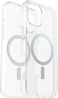 Otterbox Symmetry Apple iPhone 16 Plus Back Cover met MagSafe Magneet Transparant linkerkant