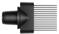 Dyson Supersonic Nural Samtrot/Gold zubehör