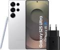 Samsung Galaxy S25 Ultra 256GB Wit 5G + Samsung Oplader 25 Watt Zwart Main Image
