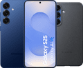 Samsung Galaxy S25 512GB Donkerblauw 5G + Samsung Kindsuit Back Cover Zwart Main Image