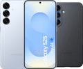 Samsung Galaxy S25 256GB Lichtblauw 5G + Samsung Kindsuit Back Cover Zwart Main Image