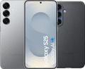 Samsung Galaxy S25 128GB Zilver 5G + Samsung Kindsuit Back Cover Zwart Main Image